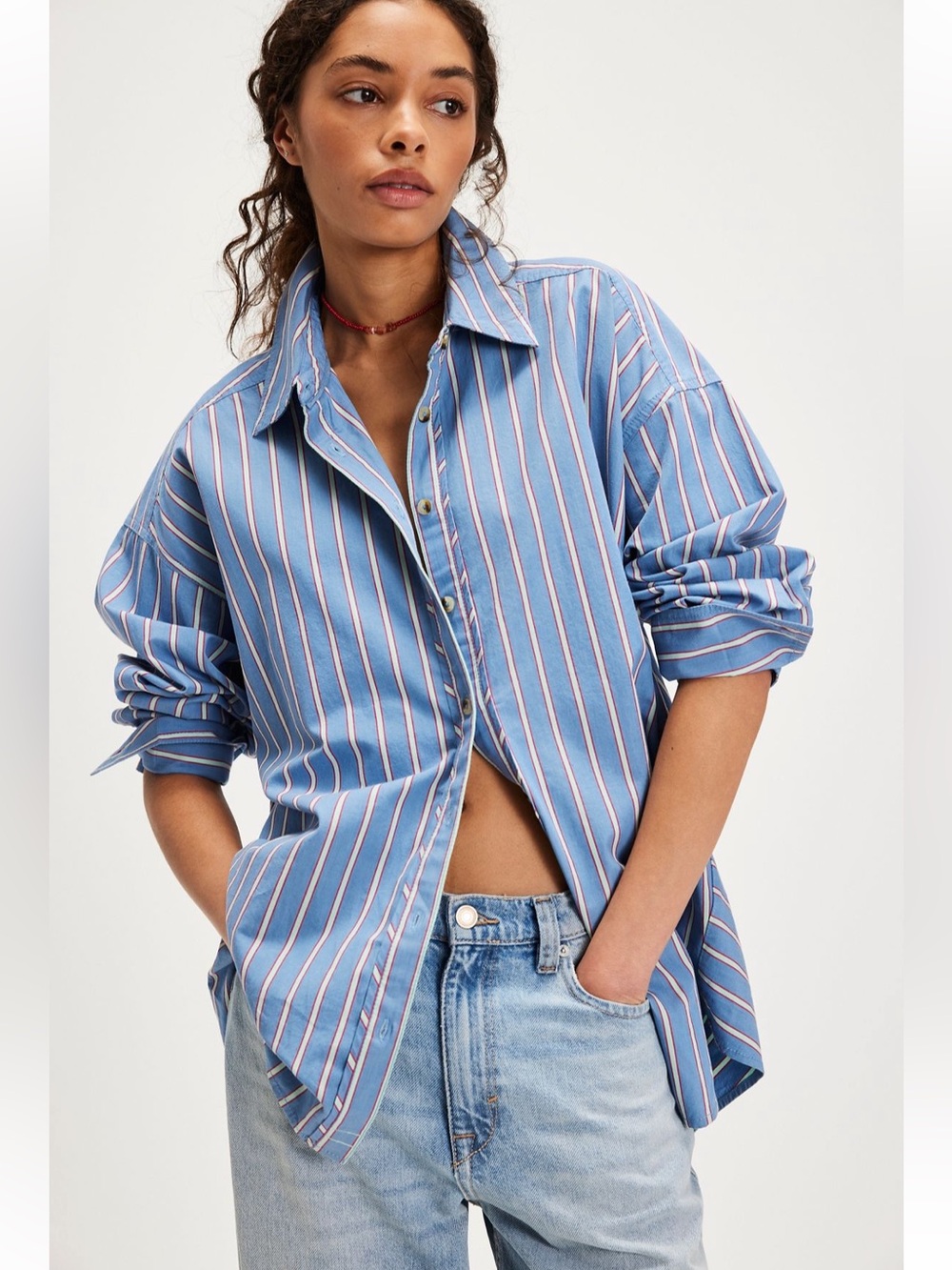 Free People Varsity Vibes Shirt - Picture 3 of 13